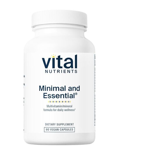 Основне фото товара Vital Nutrients, Minimal and Essential, Мультивітаміни, 90 капсул