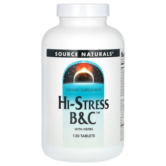 Основне фото товара Hi-Stress B&C 120, Таблетки Hi-Stress B & C 120, 120 табл