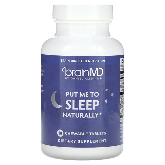 Основне фото товара BrainMD, Put Me To Sleep Naturally, Мелатонін, 90 таблеток