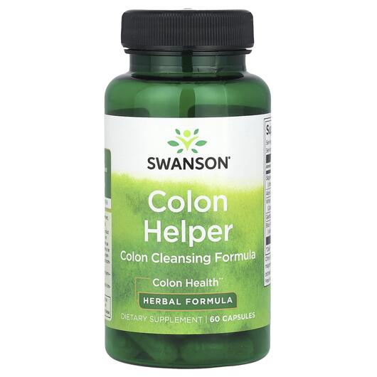 Основне фото товара Swanson, Colon Helper, Підтримка кишечника, 60 капсул