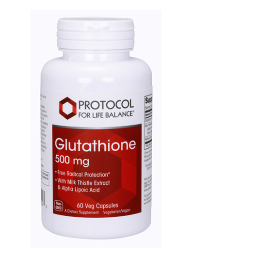 Основне фото товара Glutathione 500 mg, L-Глутатіон, 60 капсул