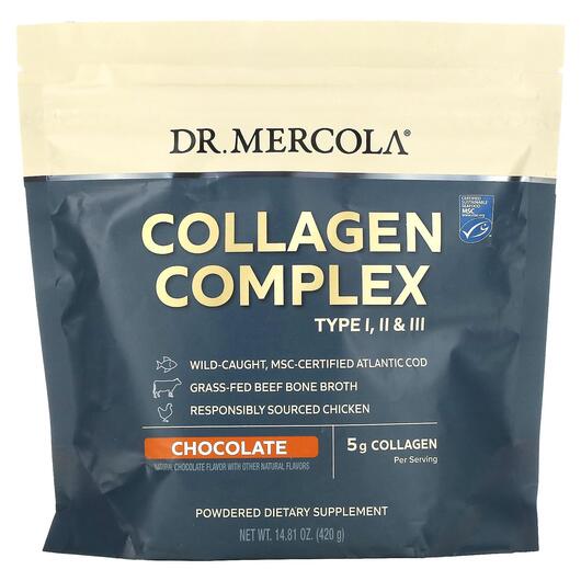 Основне фото товара Collagen Complex Type l ll & lll Chocolate 5 g, Колаген, 420 