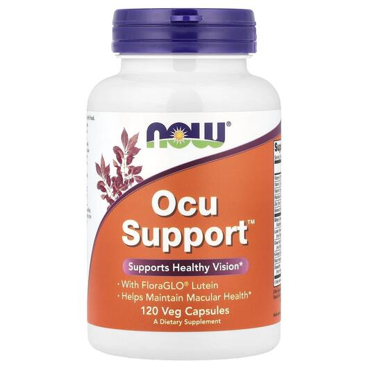 Основне фото товара NOW, Ocu Support, Вітаміни для підтримка очей, 120 капсул