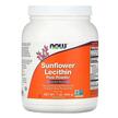 NOW, Sunflower Lecithin Pure Powder, Лецитин з соняшнику, 454 г