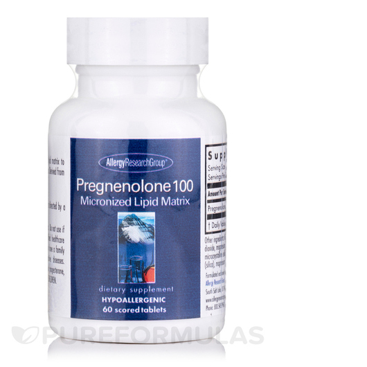 Основне фото товара Pregnenolone 100 Micronized Lipid Matrix, Прегненолон, 60 таблето