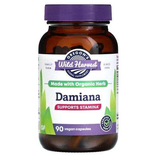 Основне фото товара Oregon's Wild Harvest, Damiana, Даміана, 90 капсул