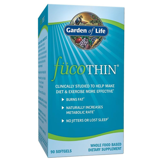Основне фото товара Garden of Life, FucoThin, Фукоксантин, 90 капсул