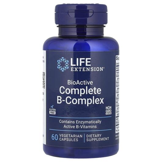 Основное фото товара Комплекс витаминов B, BioActive Complete B-Complex, 60 капсул