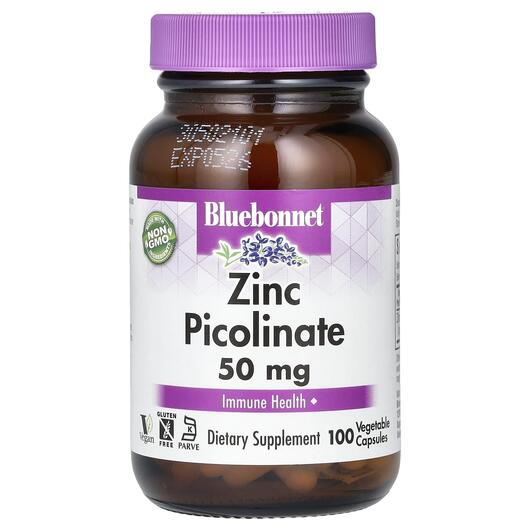 Основне фото товара Zinc Picolinate 50 mg, Пиколинат цинку, 100 капсул