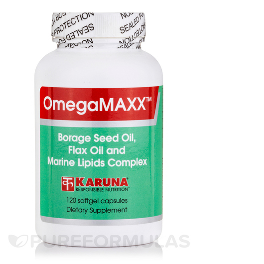 Основне фото товара Karuna Health, OmegaMAXX, Омега 3, 120 капсул