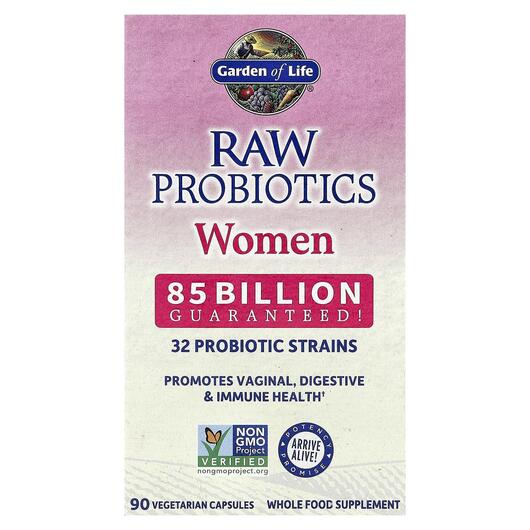 Основне фото товара RAW Probiotics Women, Пробіотики для жінок, 90 капсул