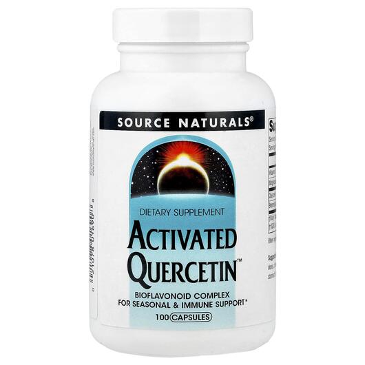 Основне фото товара Source Naturals, Activated Quercetin, Кверцетин, 100 капсул