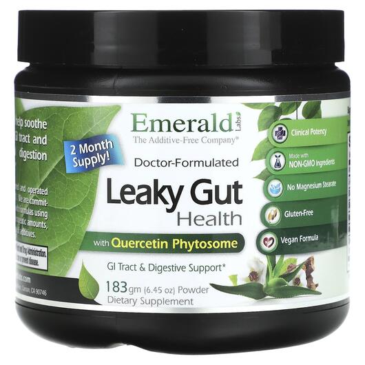 Основне фото товара Emerald, Leaky Gut Health, Підтримка кишківника, 183 г