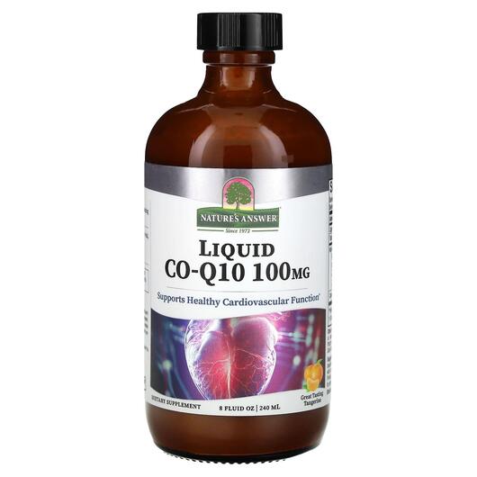 Основне фото товара Liquid Co-Q10 Tangerine 100 mg, Коензим CoQ10, 240 мл