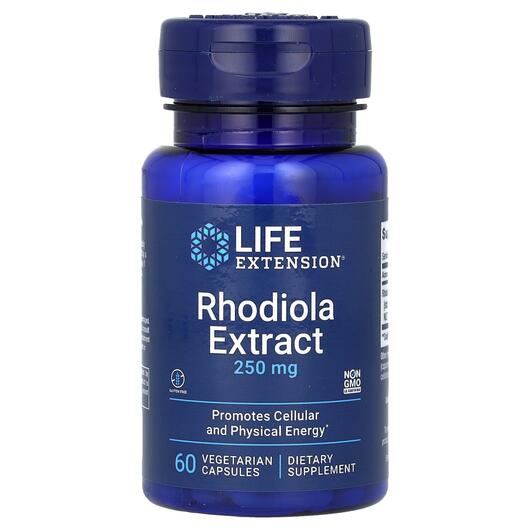 Основне фото товара Rhodiola Extract 250 mg, Родіола 250 мг, 60 капсул