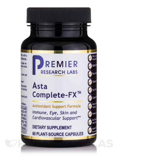Основне фото товара Premier Research Labs, Asta Complete-FX, Астаксантин, 60 капсул