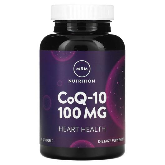 Основне фото товара CoQ-10 Ubiquinone, Коензим CoQ-10 Убихинон 100 мг, 120 капсул
