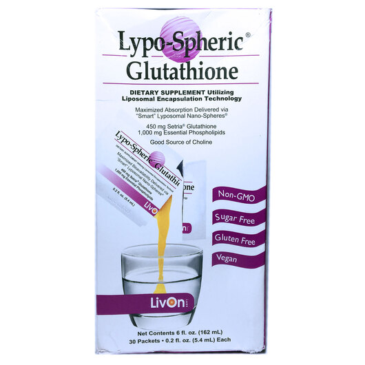 Основне фото товара Lypo-Spheric Glutathione, Ліпосферний Глутатіон 450 мг, 162 мл