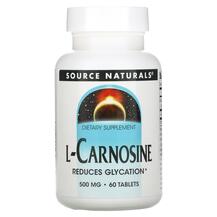 L-Carnosine 500 mg 60 L-Карнозин 500 мг Source