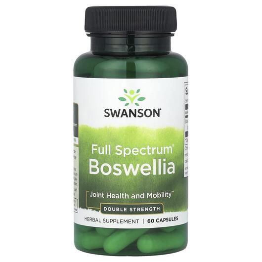 Основне фото товара Swanson, Full Spectrum Boswellia, Босвеллія, 60 капсул