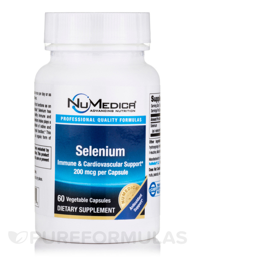 Основне фото товара NuMedica, Selenium, Селен, 60 капсул