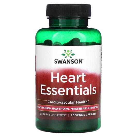 Основне фото товара Swanson, Heart Essentials, Полегшення Печії, 90 капсул