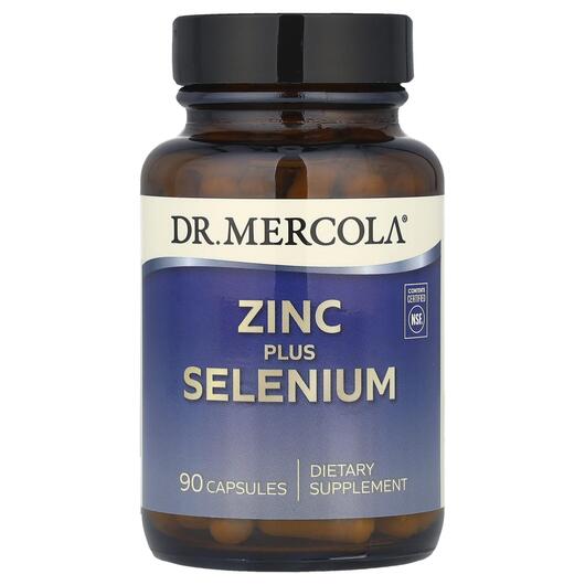 Основне фото товара Dr. Mercola, Zinc Plus Selenium, Цинк з Селеном, 90 капсул