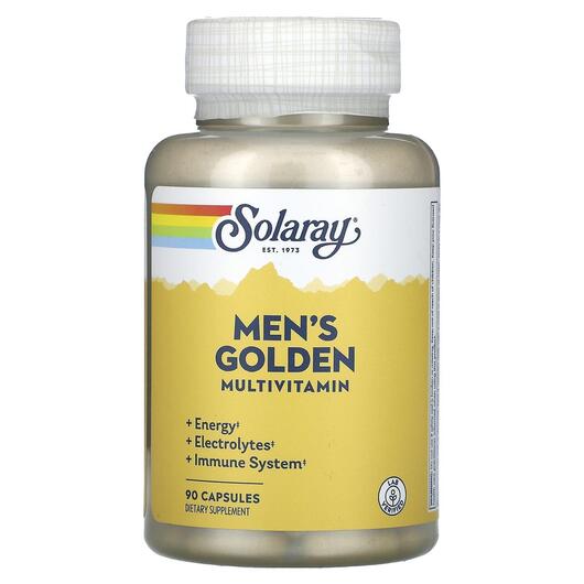 Основне фото товара Men's Golden Multivitamin, Вітаміни для чоловіків, 90 капсул