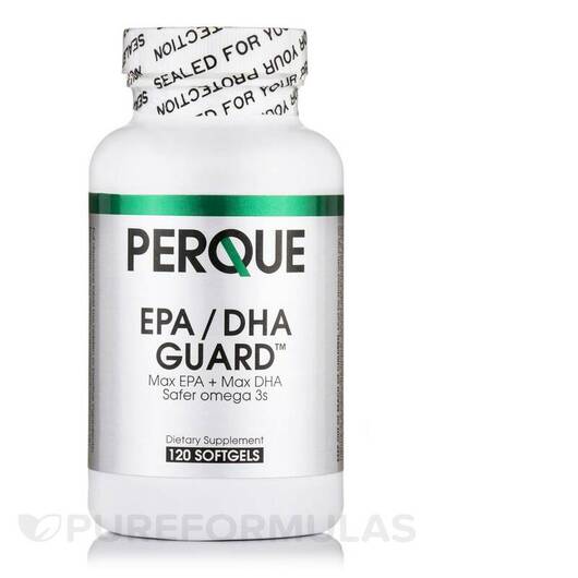Основне фото товара Perque, EPA/DHA Guard, Омега ЕПК ДГК, 120 капсул