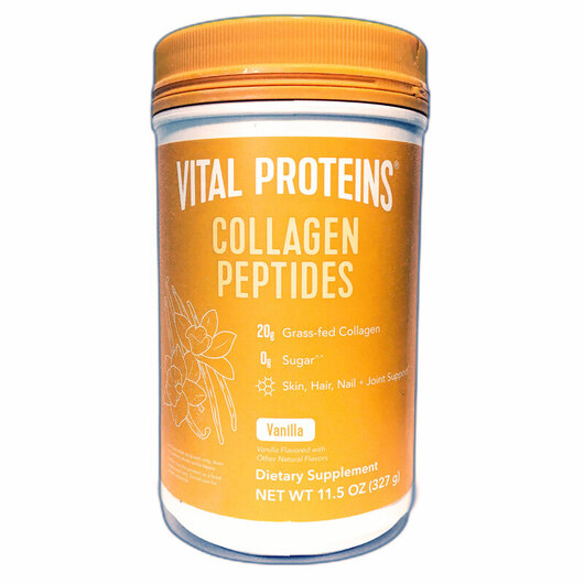 Основне фото товара Vital Proteins, Collagen Peptides Vanilla Flavor, Колаген, 327 г
