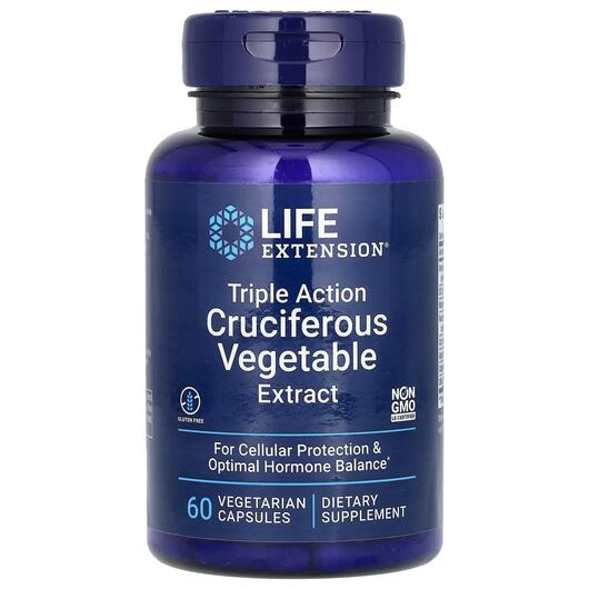Основне фото товара Triple Action Cruciferous Vegetable, Трави, 60 капсул