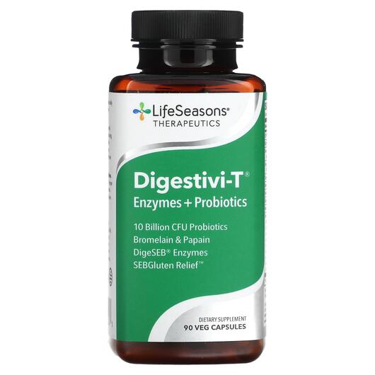Основне фото товара Digestivi-T Enzymes + Probiotics, Пробіотики, 90 капсул