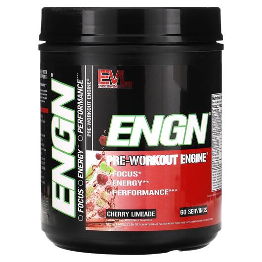 Основне фото товара ENGN Pre-Workout Engine Cherry Limeade, Передтренувальний комплек