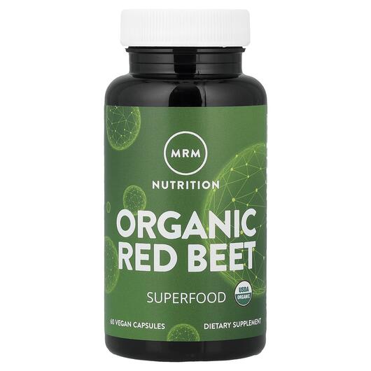 Основне фото товара MRM, Organic Red Beet, Червоний буряк, 60 капсул
