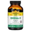 Country Life, Natural Omega-3 1000 mg, Омега 3, 100 softgels