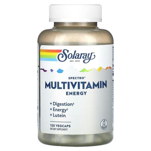 Основне фото товара Solaray, Spectro Energy Multivitamin, Мультивітаміни, 120 капсул