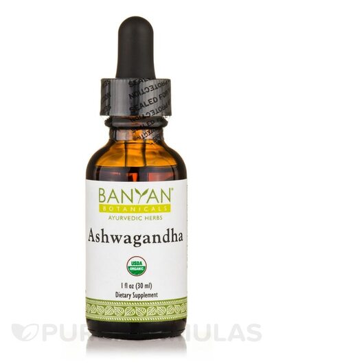 Основне фото товара Ashwagandha Liquid Extract Organic, Ашваганда, 30 мл