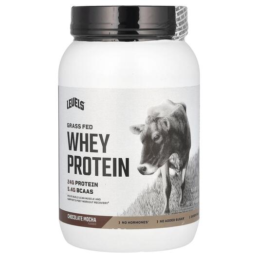 Основне фото товара Grass Fed Whey Protein Powder Chocolate Mocha, Протеїн Ізолят, 90