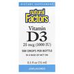 Фото товару Vitamin D3 Drops 1000 IU 0, Рідкий Вітамін D3, 15 мл