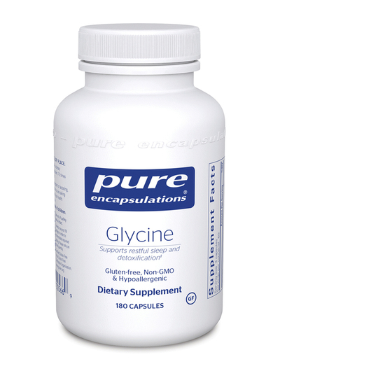 Основне фото товара Pure Encapsulations, Glycine, L-Гліцин, 180 капсул