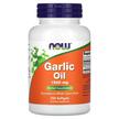 Фото товару NOW, Garlic Oil 1500 mg, Часникова олія 1500 мг, 250 капсул