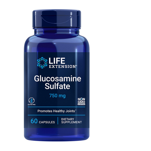 Основне фото товара Glucosamine Sulfate 750 mg, Глюкозамін Сульфат, 60 капсул