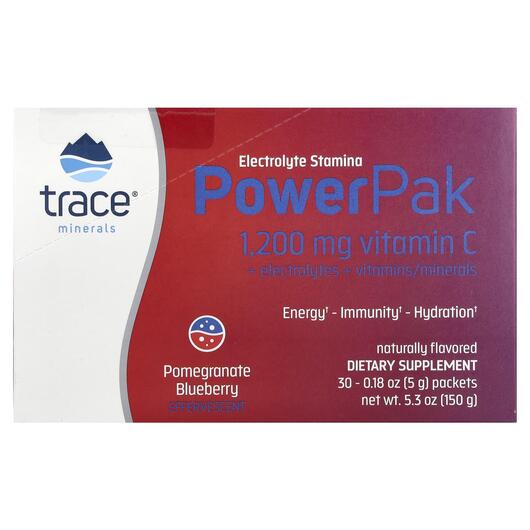 Основне фото товара Electrolyte Stamina PowerPak Pomegranate Blueberry, Електроліти, 