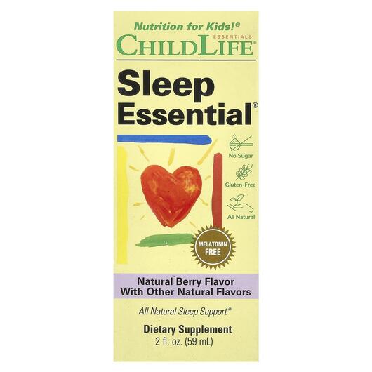 Основне фото товара ChildLife, Sleep Essential, Підтримка здорового сну, 59 мл