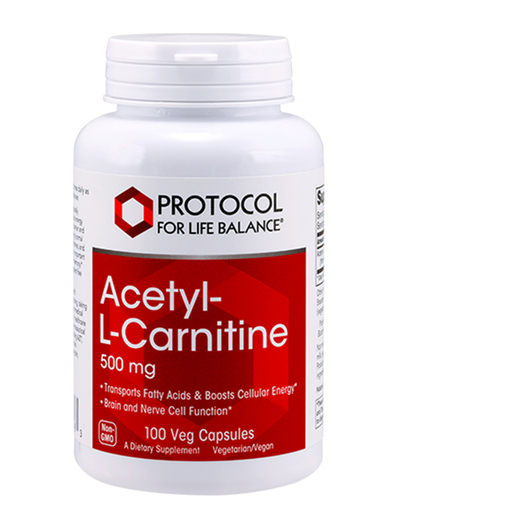 Основне фото товара Acetyl-L-Carnitine 500 mg, Ацетилкарнітин, 100 капсул