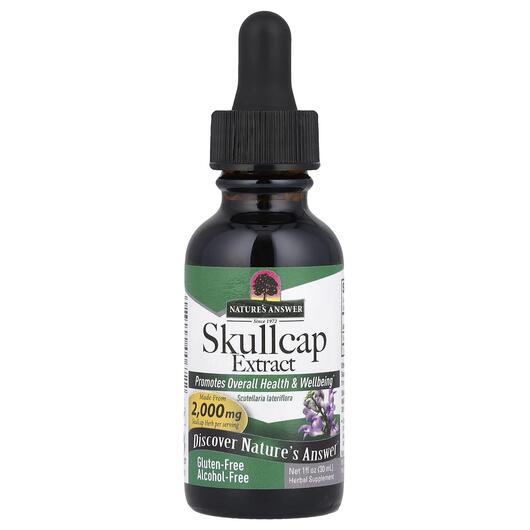 Основне фото товара Nature's Answer, Skullcap Alcohol-Free 2000 mg, Шоломниця, 3