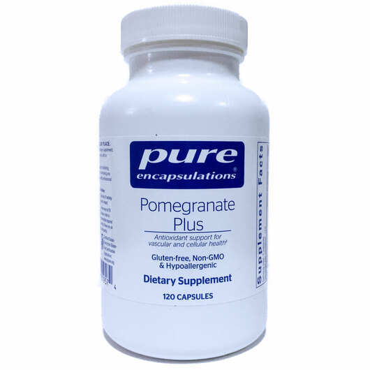Основне фото товара Pure Encapsulations, Pomegranate Plus, Гранат, 120 капсул