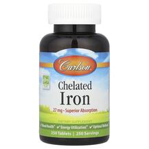 Chelated Iron Хелатное железо Carlson 250 таблеток