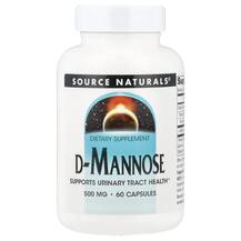 D-Mannose 500 mg 60 D-Манноза 500 мг Source Naturals D-Mannose 500 mg 60 D-Манноза 500 мг Source Naturals