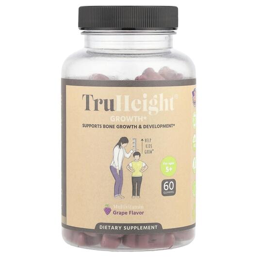 Основне фото товара TruHeight, Growth Gummies, Вітаміни для росту, 60 таблеток